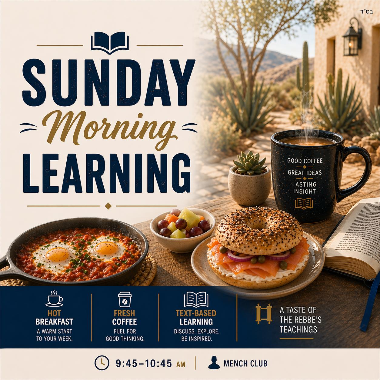 Sunday Morning Learning - Mench Club